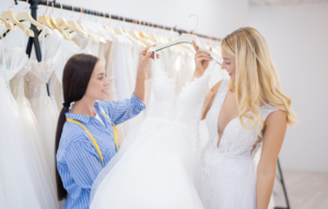 Choosing a wedding dress can be overwhelming and there can be a lot of pressure to find the perfect dress. When should you buy your wedding dress?